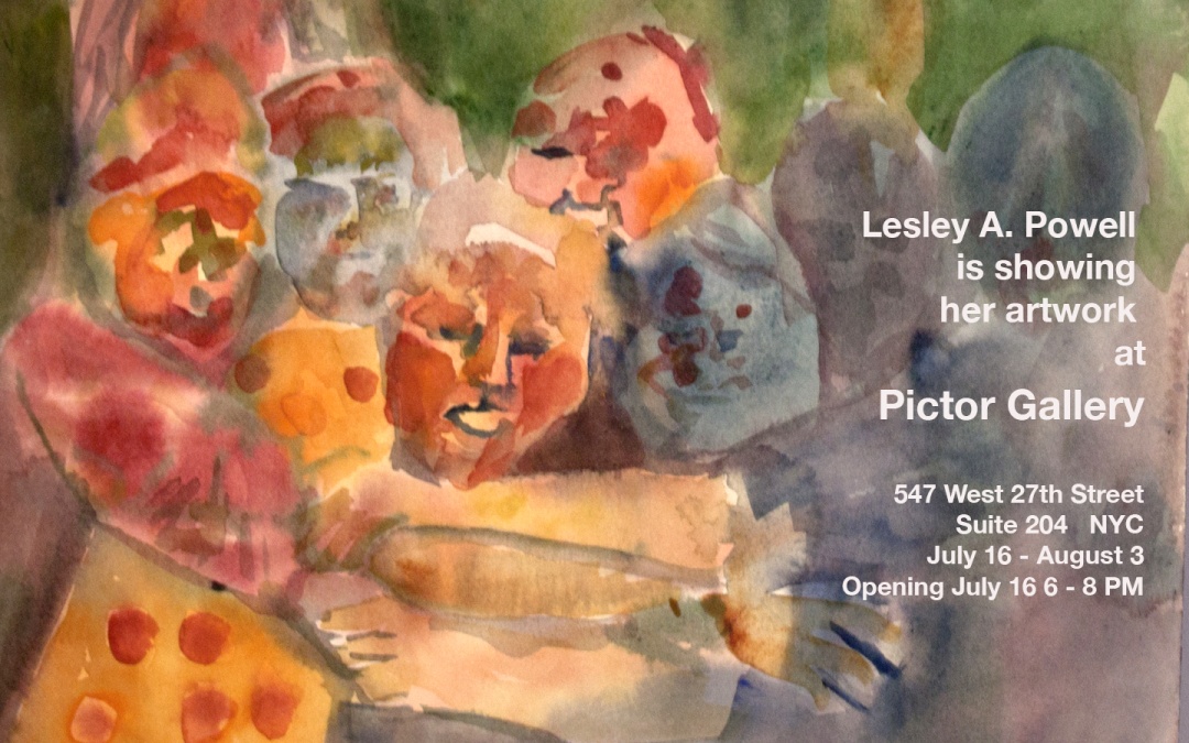 Upcoming Lesley A. Powell Art shows In July NYC